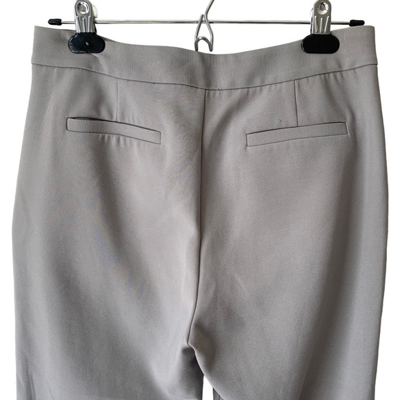 Oak + FORT Ankle Cropped Cigarette Trousers Grey Women's Size 2 - Picture 6 of 10